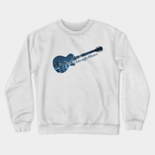 Chicago Blues Guitar Crewneck Sweatshirt